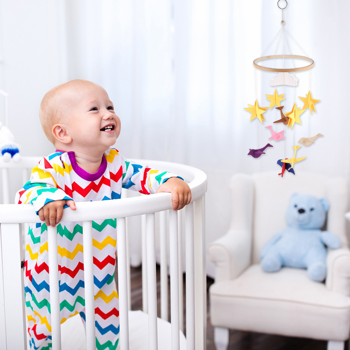 Baby Nursery Crib - 1Pcs 아기 침대 장식품 프리미엄 윈드
