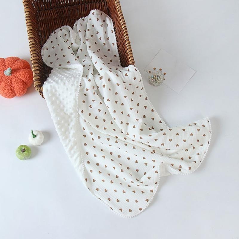 Baby Girl Nursery Quilt - L38E 부드러운 보육 담요 침대는 면화