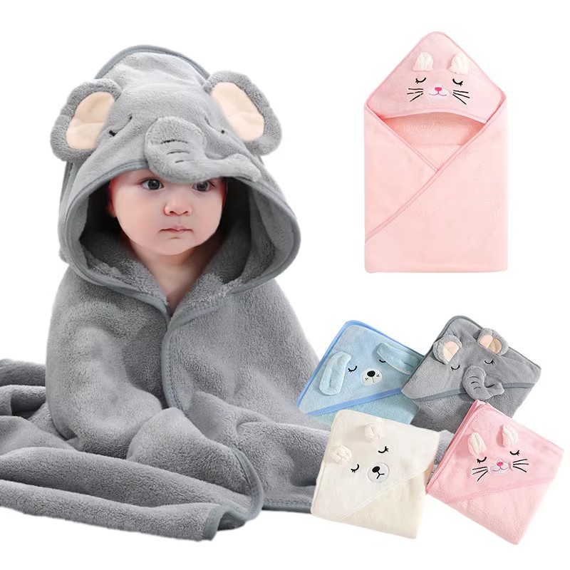 Baby Nursery Accessories - 만화 아기 목욕 타올 부드러운 신생아