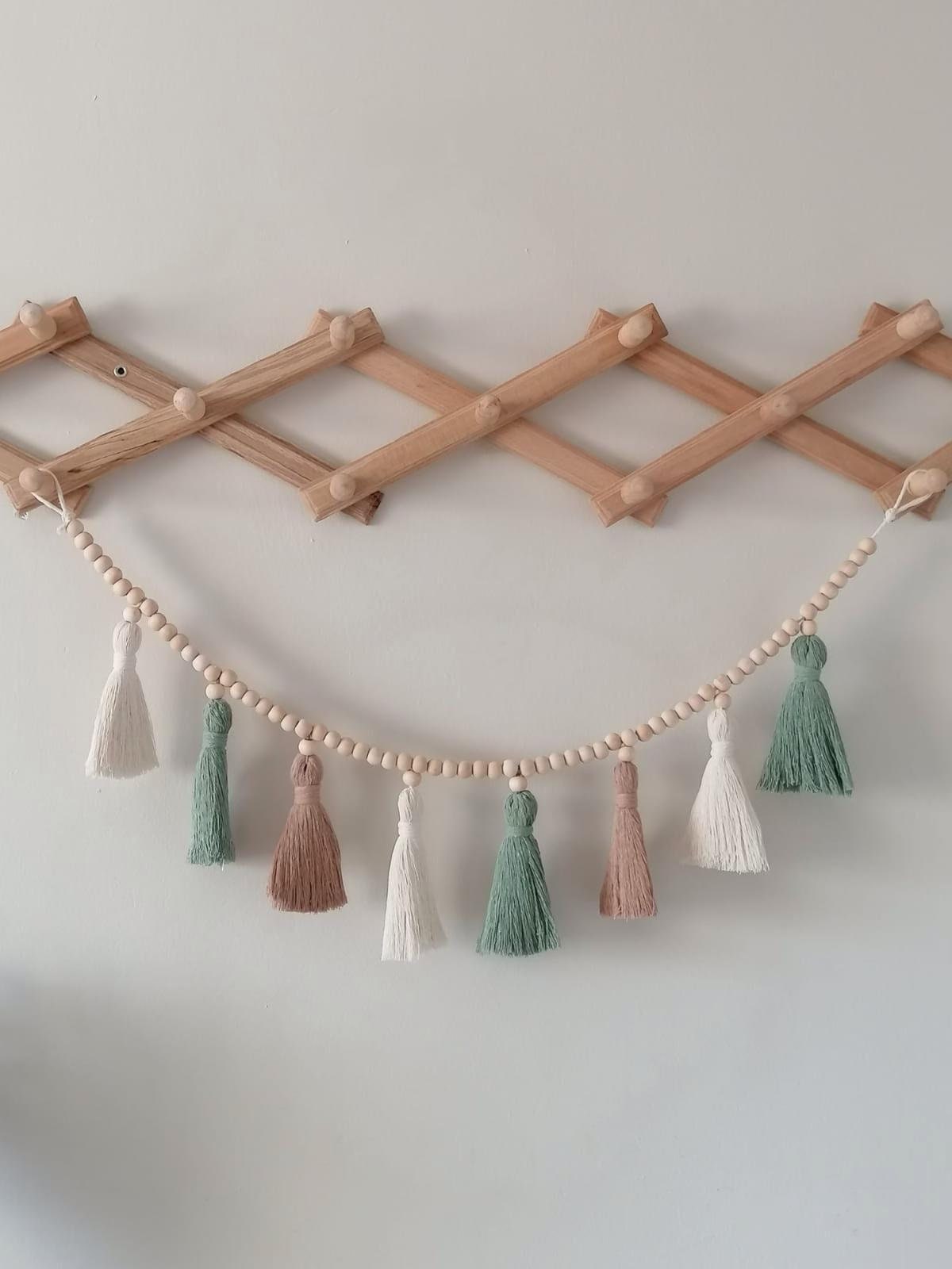Baby Nursery Garland - 태슬 마크라메 화환, 보호 아기 장식,