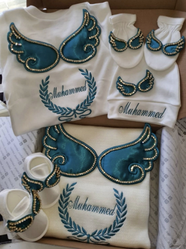 Baby Nursery Embroidery - 돌블링 병원 출구 5종 자수 이름