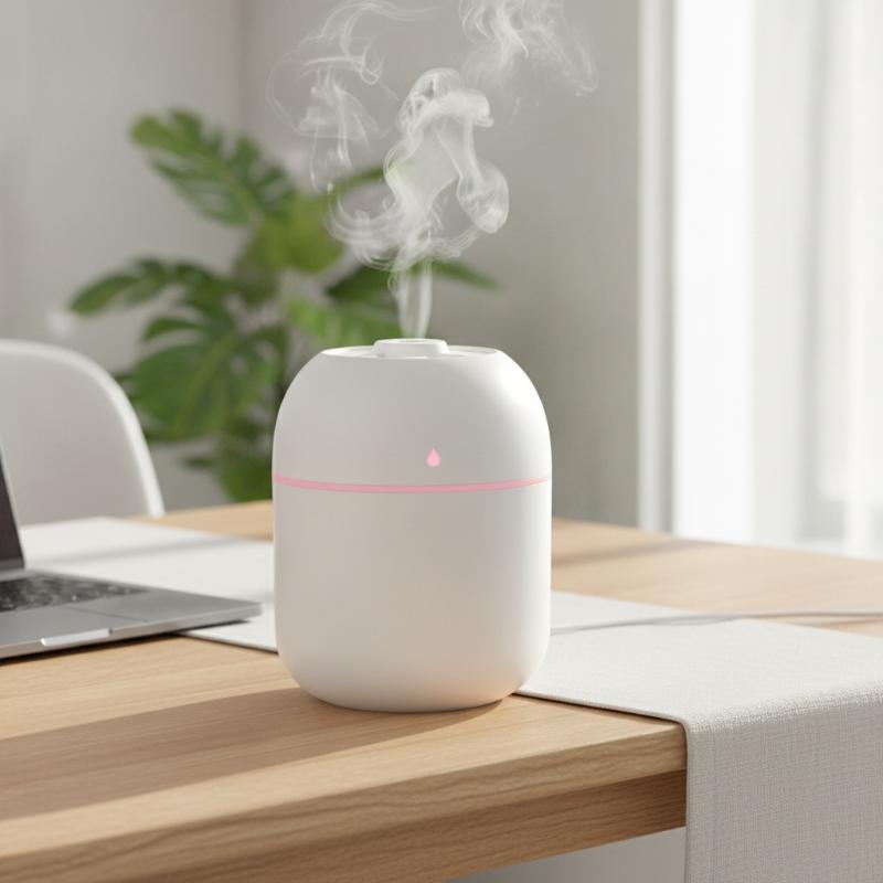 Humidifier Nursery Quiet - 휴대용 공기 가습기 초저소음 대용량 나노