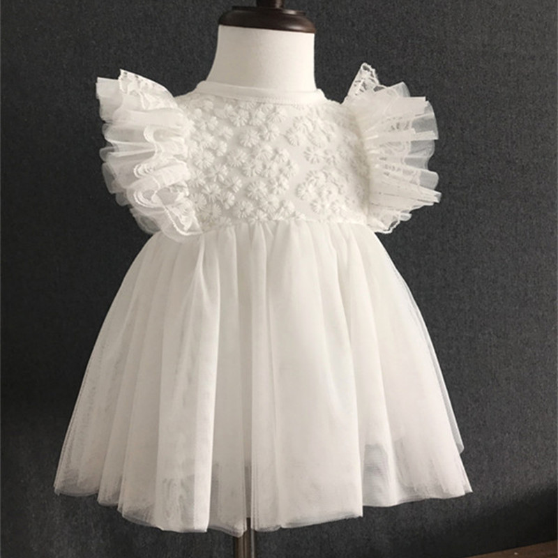 프릴 레이스 신생아 아기 소녀 웨딩 선발 대회 드레스  - Baby Nursery Embroidery 리뷰 및 가격
