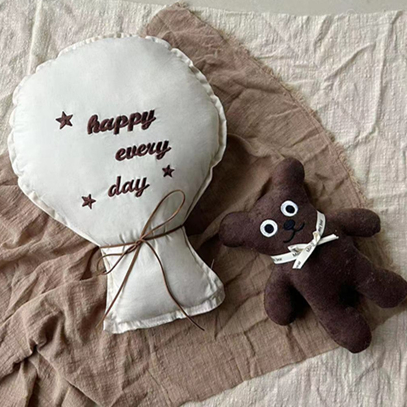 2Pcs 목화 자수 풍선 벽 매달려 장식품 어린이 방  - Baby Nursery Embroidery 리뷰 및 가격