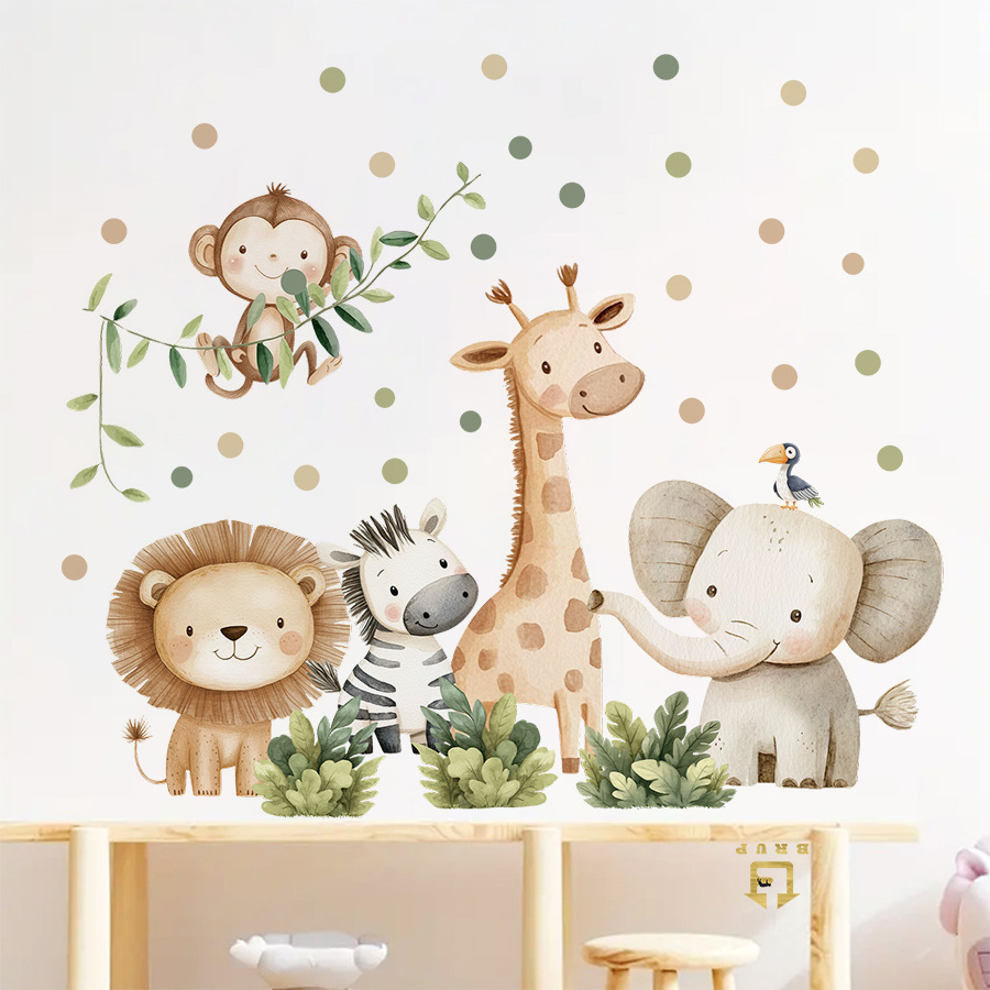 Boho 숲 동물 벽 스티커 어린이 방 소년 소녀 베이 - Baby Nursery Furniture 리뷰 및 가격