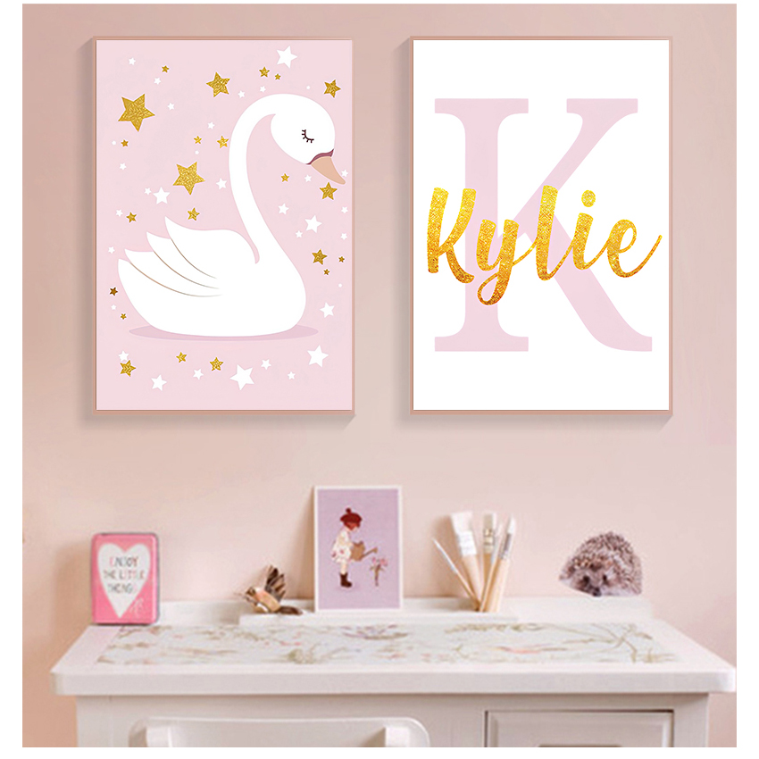 벽 예술 프린트 맞춤 이름 포스터 북유럽 스타일 벽 예 - Baby Nursery Name Wall Art 리뷰 및 가격