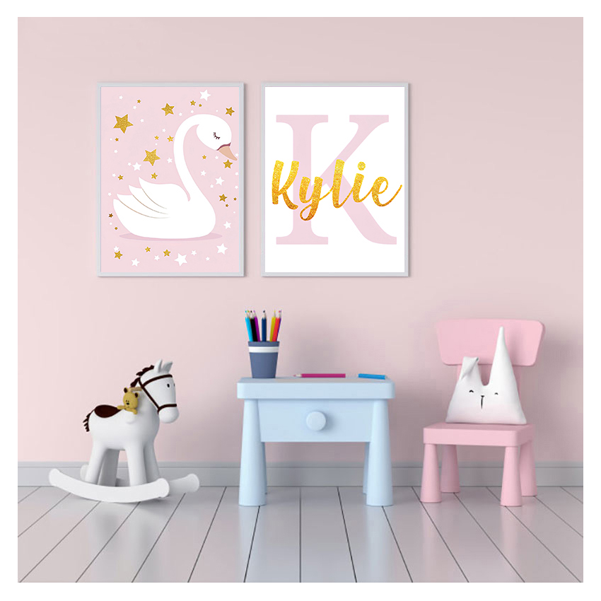 벽 예술 프린트 맞춤 이름 포스터 북유럽 스타일 벽 예 - Baby Nursery Name Wall Art 리뷰 및 가격