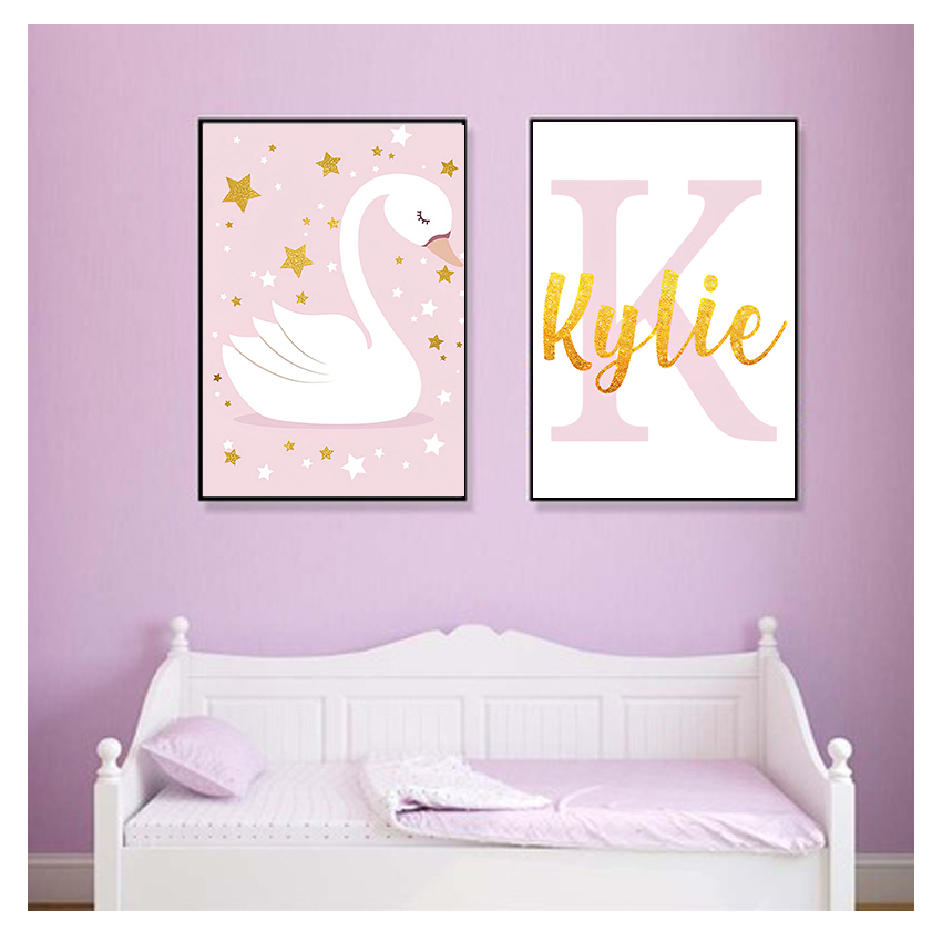 벽 예술 프린트 맞춤 이름 포스터 북유럽 스타일 벽 예 - Baby Nursery Name Wall Art 리뷰 및 가격