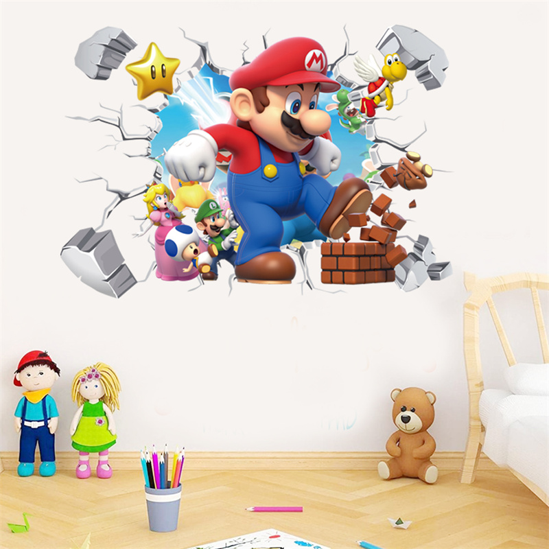 3D 만화 애니메이션 게임 캐릭터 벽 스티커 (아이 방 - Baby Nursery Furniture 리뷰 및 가격