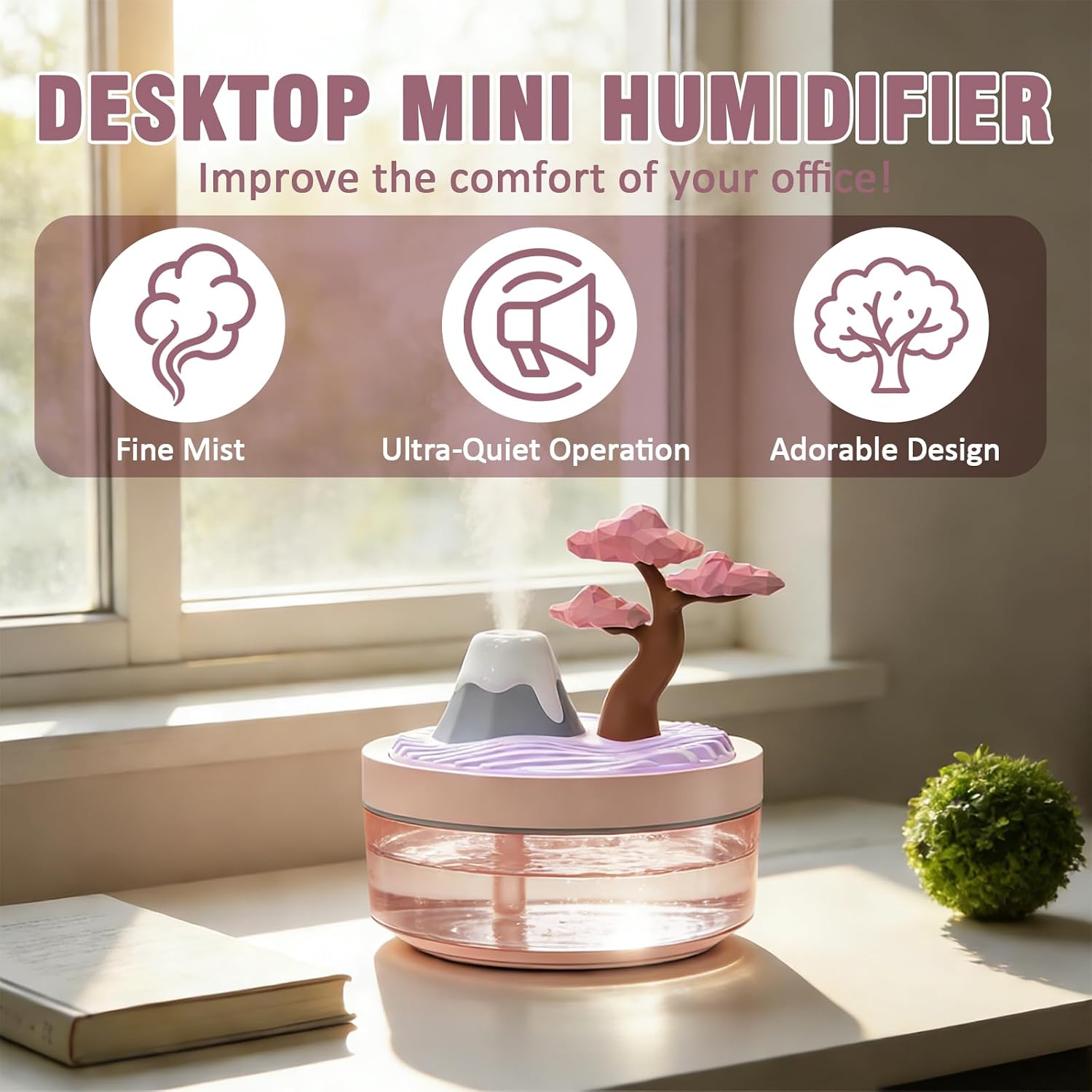 2026년형 업그레이드 벚꽃 쿨 미스트 가습기, 저소음 - Humidifier Nursery Quiet 리뷰 및 가격
