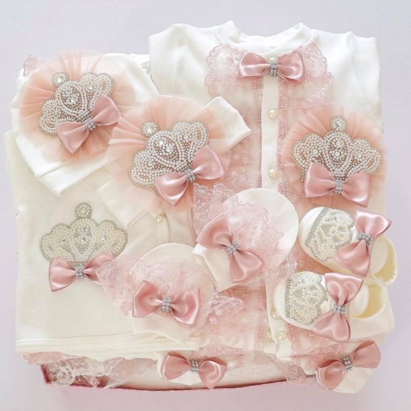 Dollbling 5pcs 신생아 환영 홈 복장 코튼  - Baby Nursery Embroidery 리뷰 및 가격