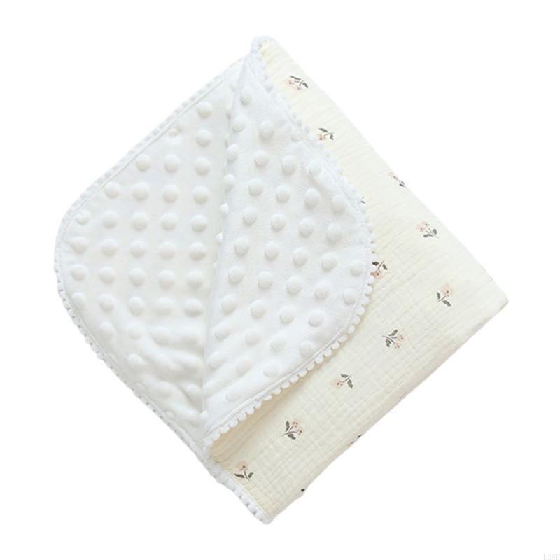 L38E 부드러운 보육 담요 침대는 면화 전면 점선 양 - Baby Girl Nursery Quilt 리뷰 및 가격