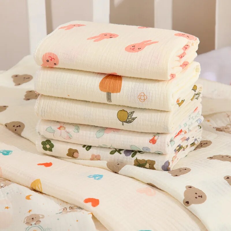 신생아를위한 아기 수신 담요 면화 모슬린 포대기 담요  - Baby Nursery Accessories 리뷰 및 가격