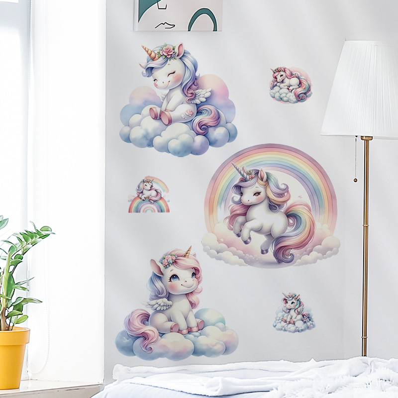 유니콘 장식 비닐 어린이 벽 스티커 아기 소녀 방 장식 - Baby Nursery Ideas Girl 리뷰 및 가격