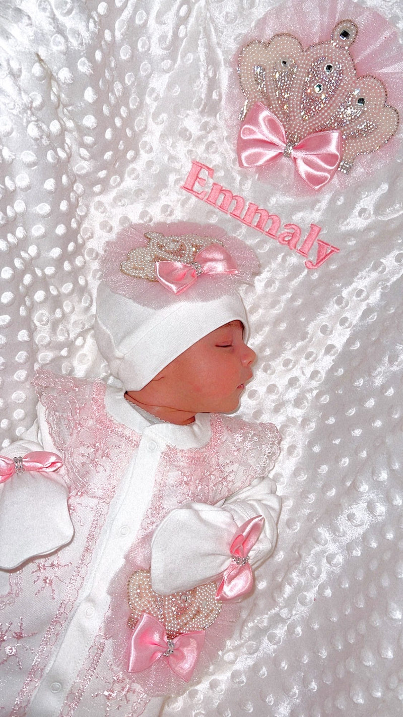 5pcs 아기 소녀 신생아 보석 Layette 선물 세 - Baby Nursery Embroidery 리뷰 및 가격