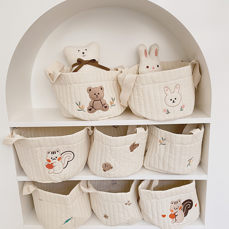 아기 기저귀 보관 가방 장난감 블록 주최자 가방 침구  - Baby Nursery Embroidery 리뷰 및 가격
