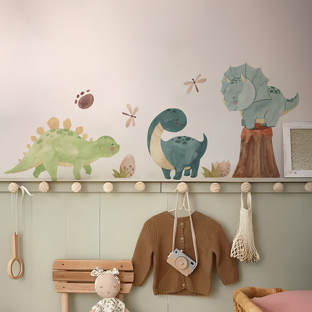 공룡 벽 데칼, 디노 알파벳 벽 스티커, 소년 소녀 어 - Baby Nursery Accessories 리뷰 및 가격