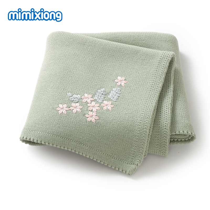패션 꽃 자수 아기 담요, 매우 부드러운 신생아 유모차 - Baby Nursery Embroidery 리뷰 및 가격