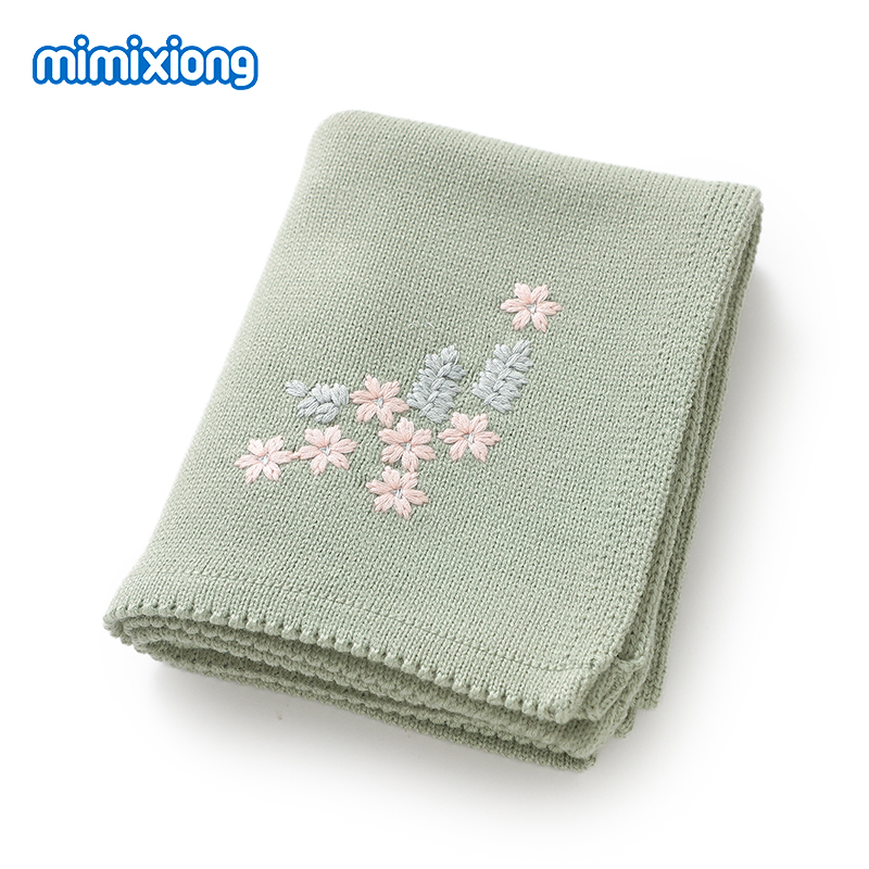 패션 꽃 자수 아기 담요, 매우 부드러운 신생아 유모차 - Baby Nursery Embroidery 리뷰 및 가격